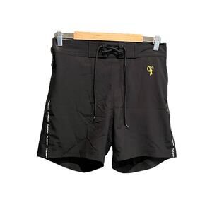 Tucann Black Men's Activewear Swim Trunks Shorts Size Medium‎